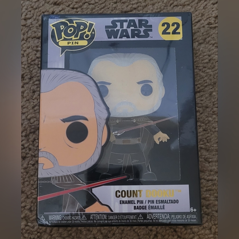 Funko Pop Pin Count Dooku #22